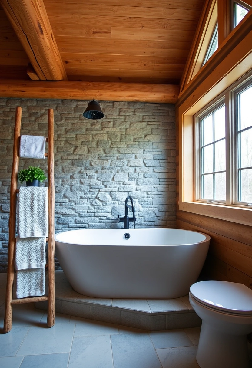 log cabin bathroom ideas 6