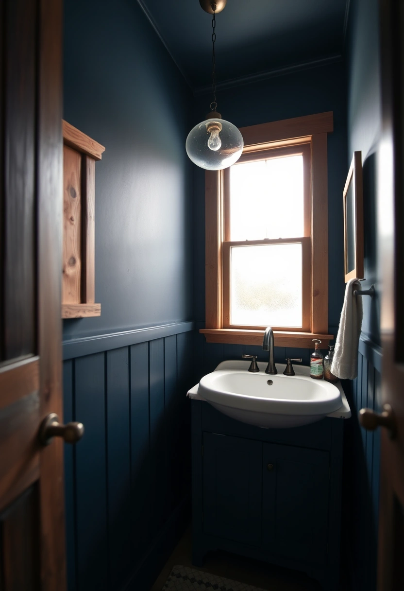 navy blue bathroom ideas 15