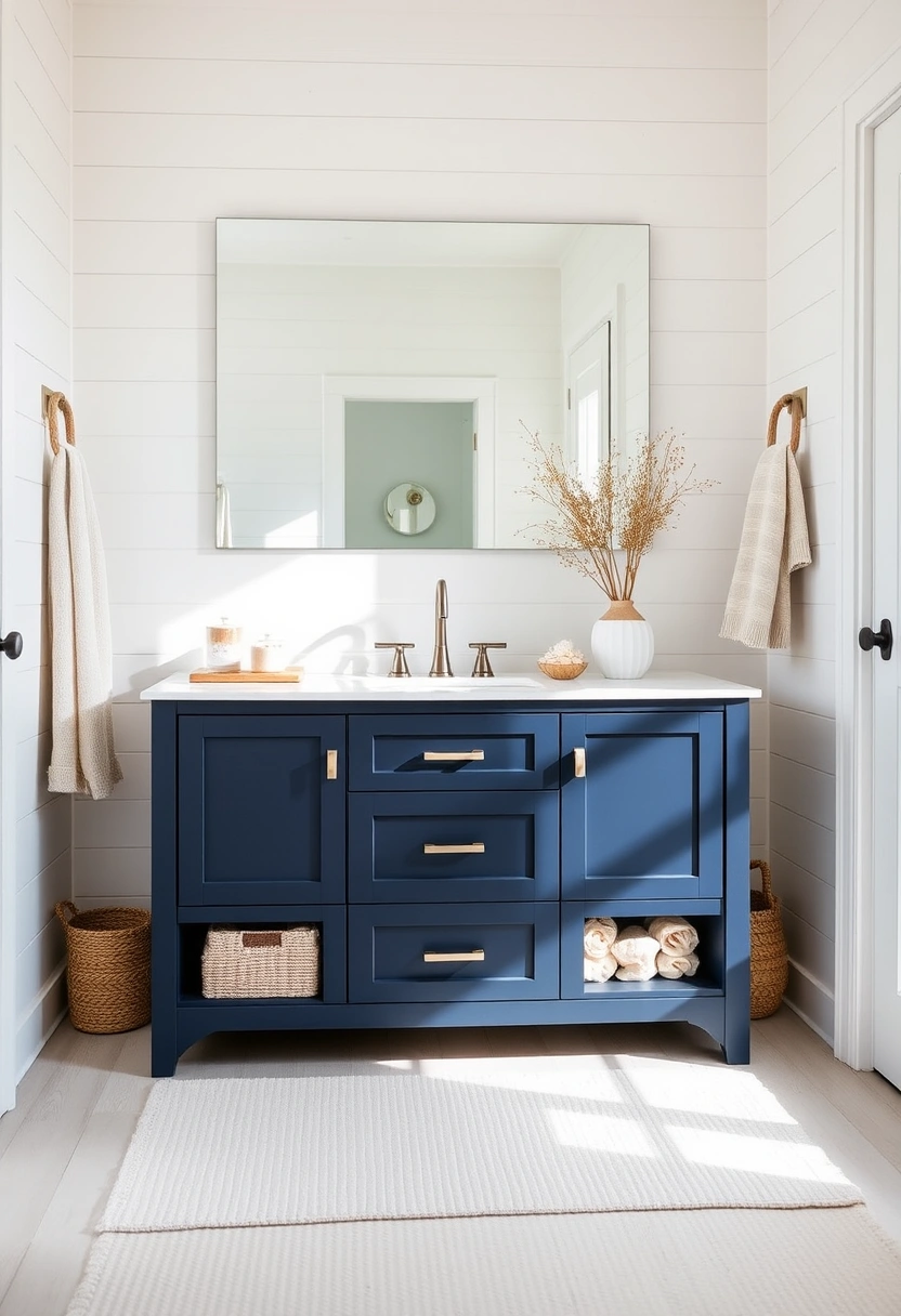 navy vanity bathroom ideas 4