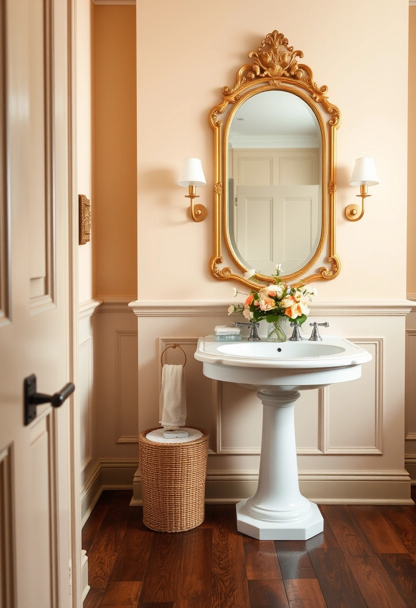 pedestal sink bathroom ideas 3