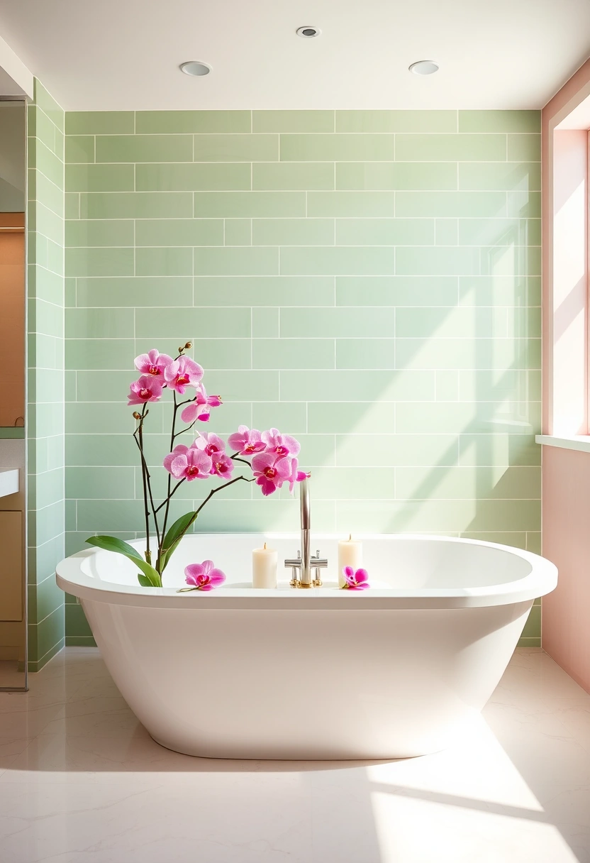 pink and green bathroom ideas 10