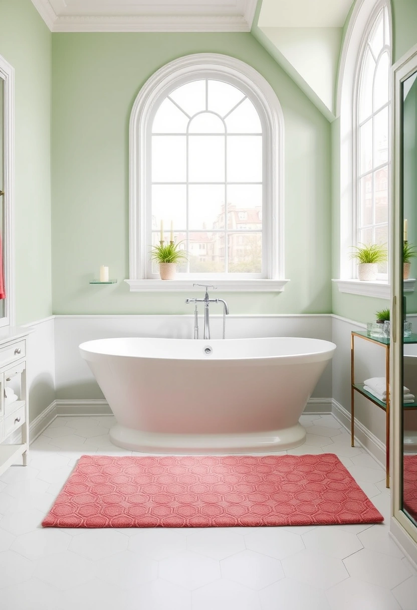 pink and green bathroom ideas 2