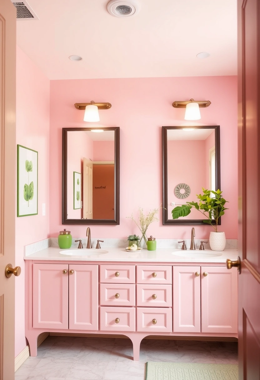 pink and green bathroom ideas 8