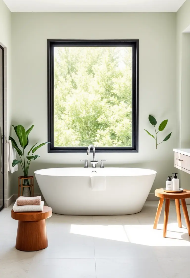 plants in bathroom ideas 1