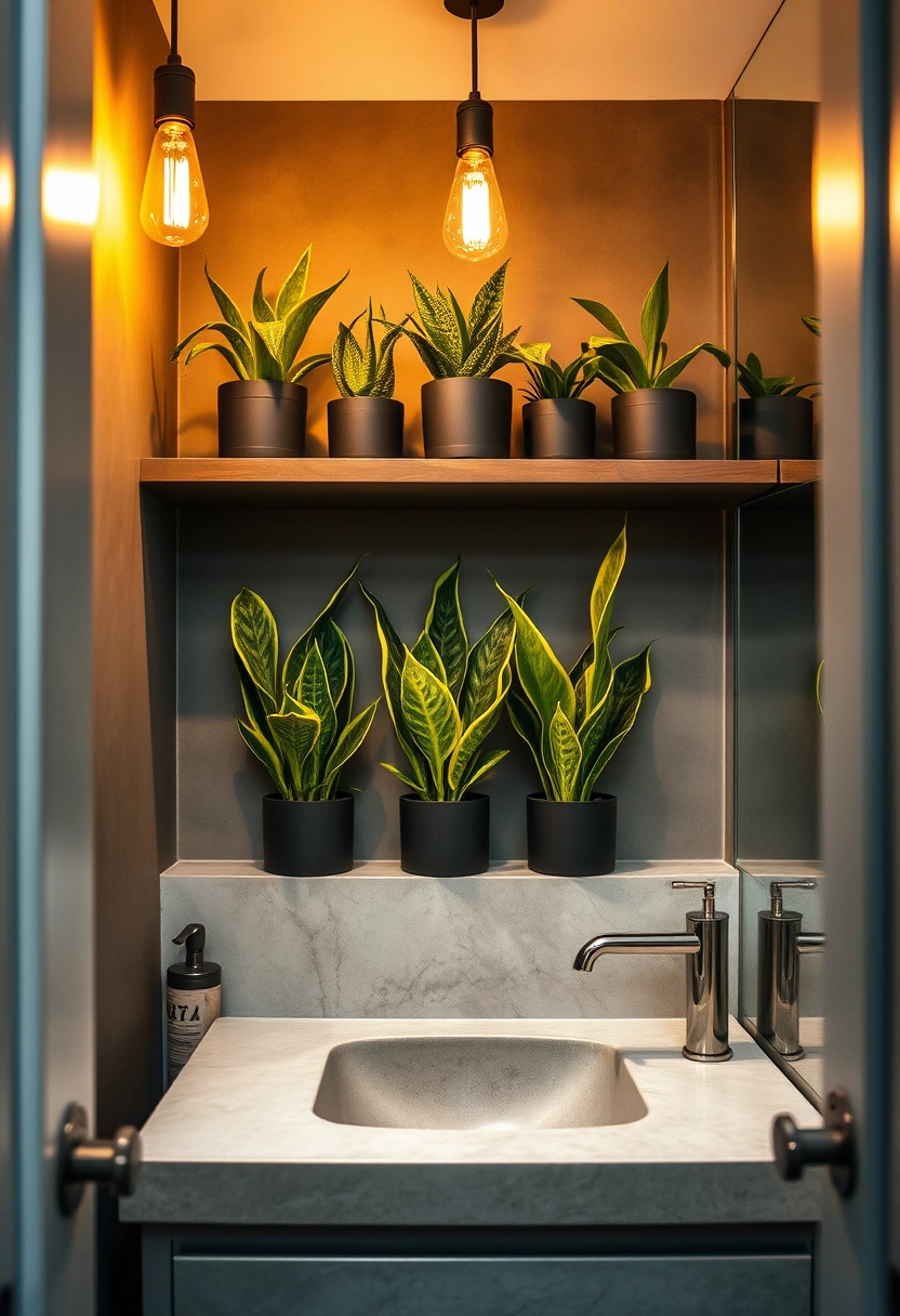 plants in bathroom ideas 20