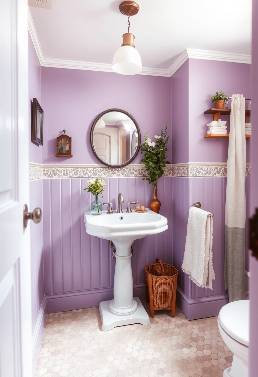 purple bathroom ideas 14