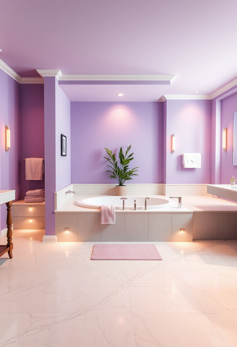 purple bathroom ideas 17