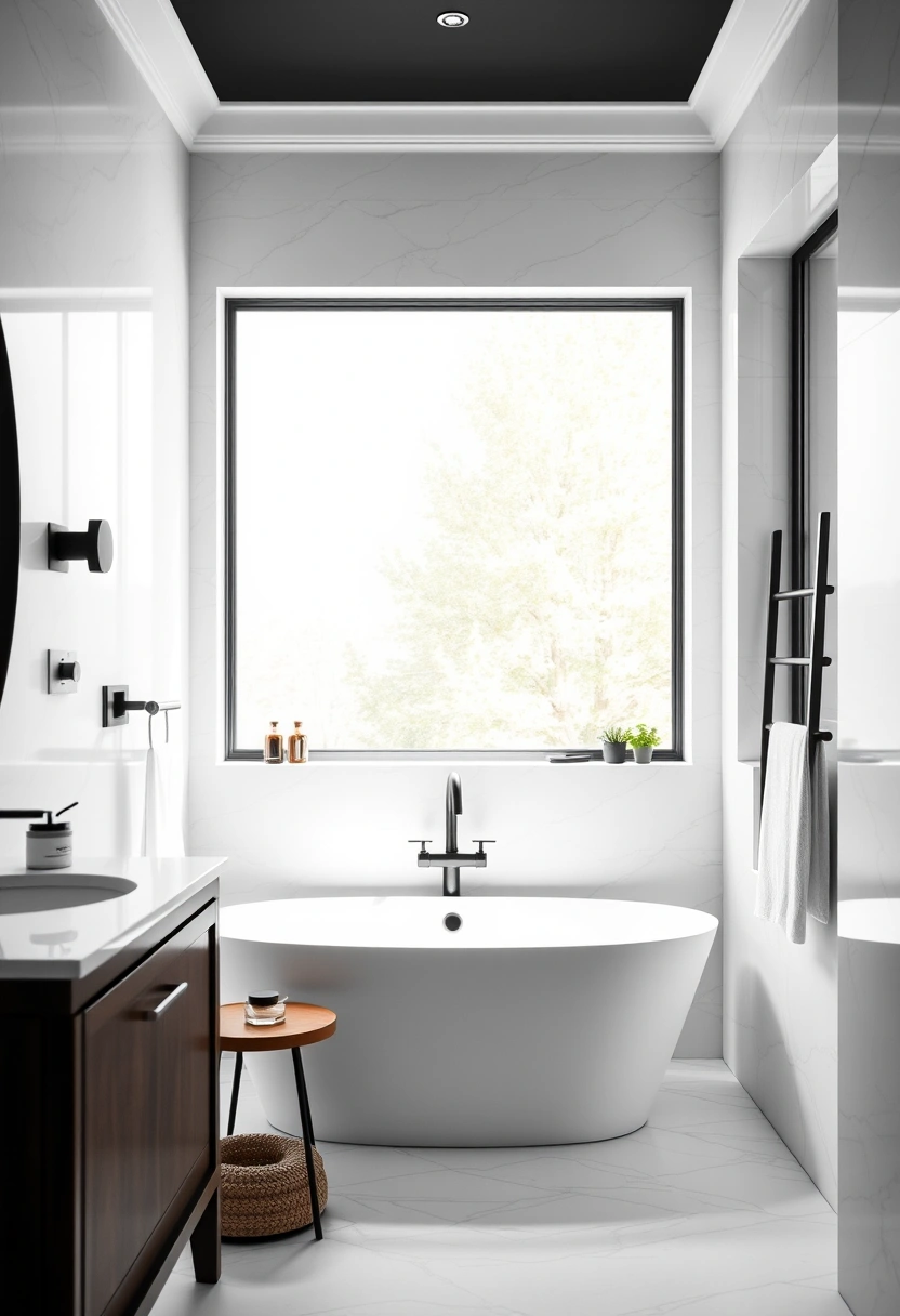 small bathroom ideas black and white 11