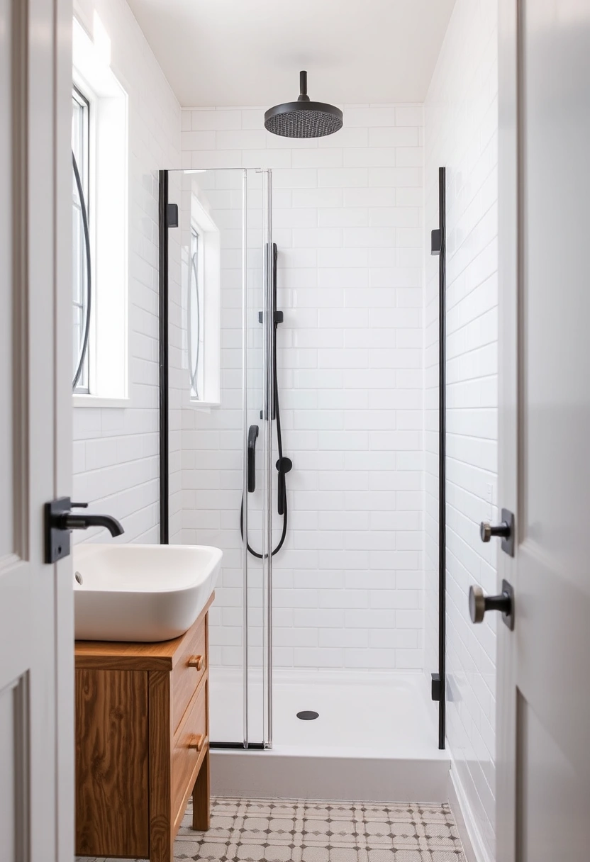 small bathroom ideas black and white 19