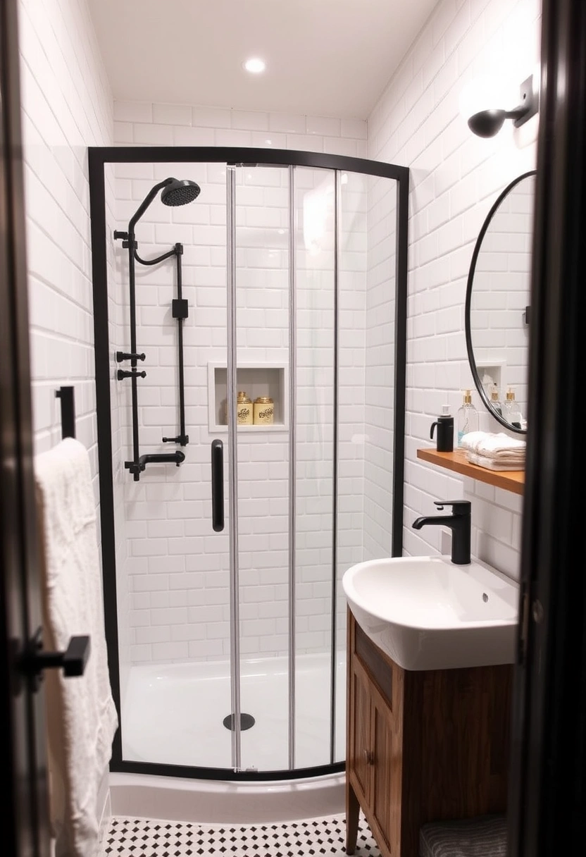 small bathroom ideas black and white 20