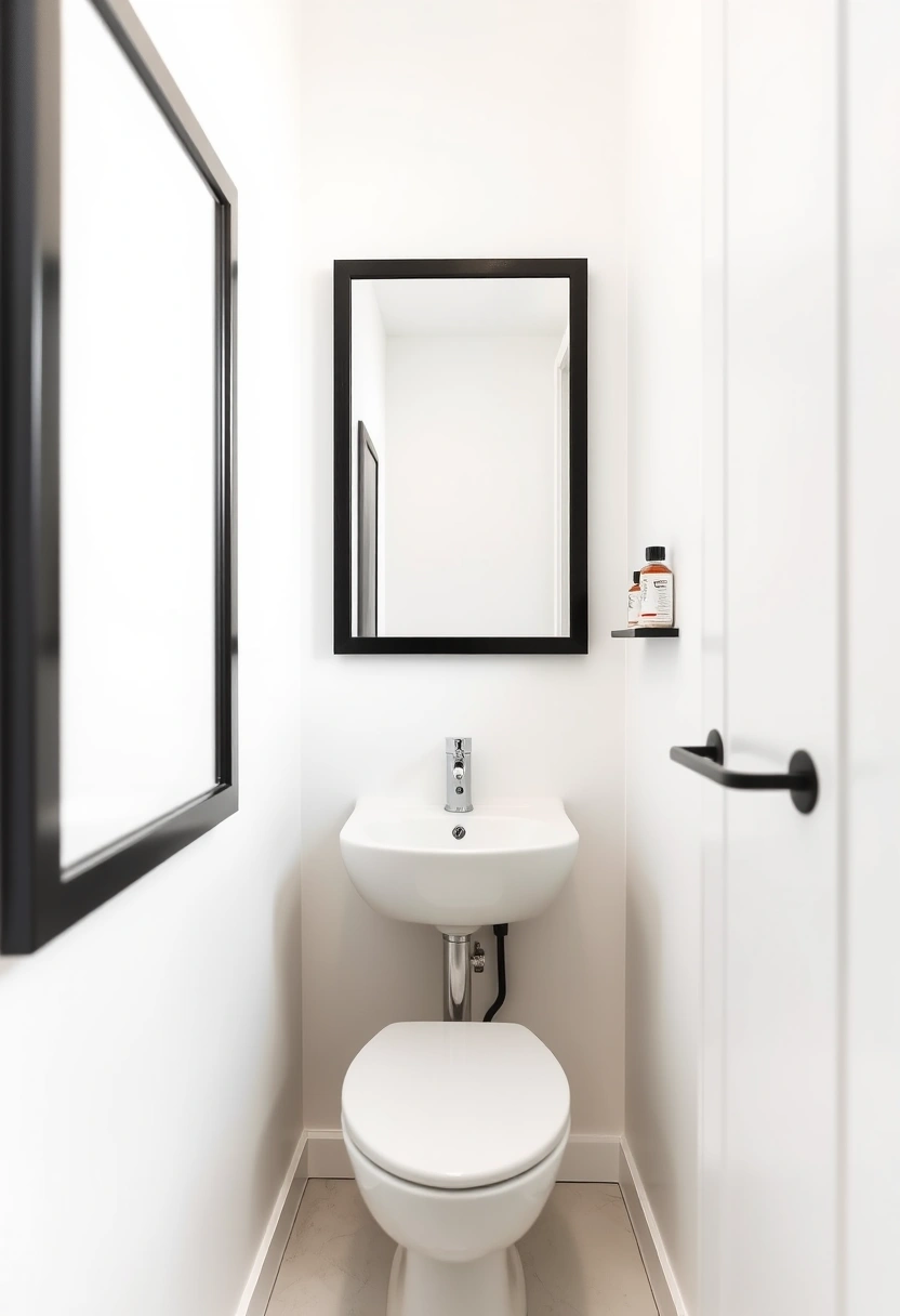 small bathroom ideas black and white 4