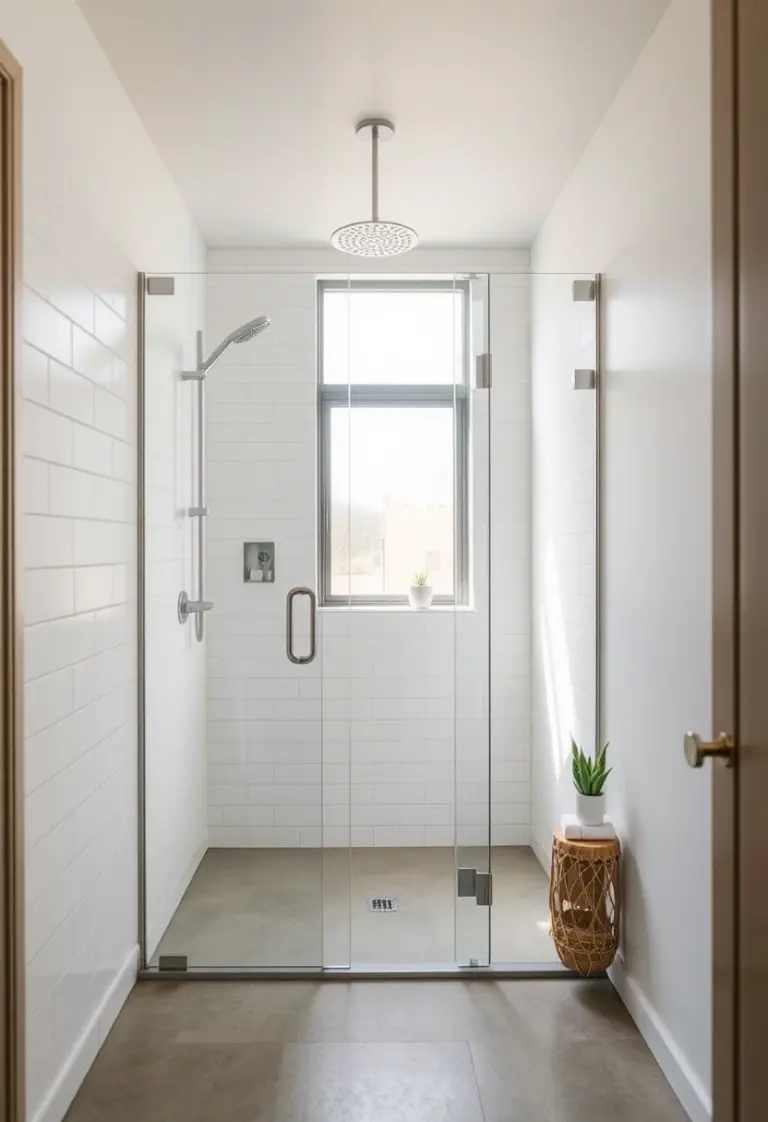 small bathroom ideas with shower walk in 1