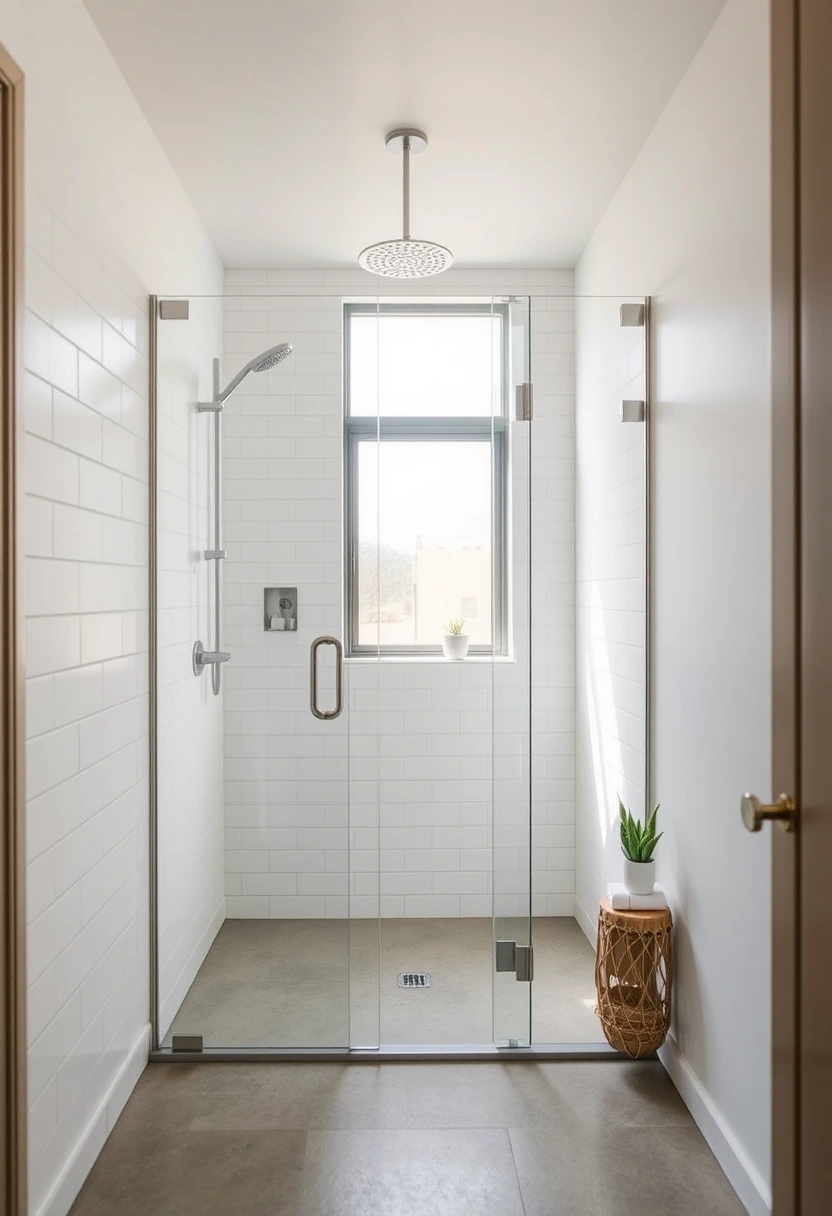 small bathroom ideas with shower walk in 1