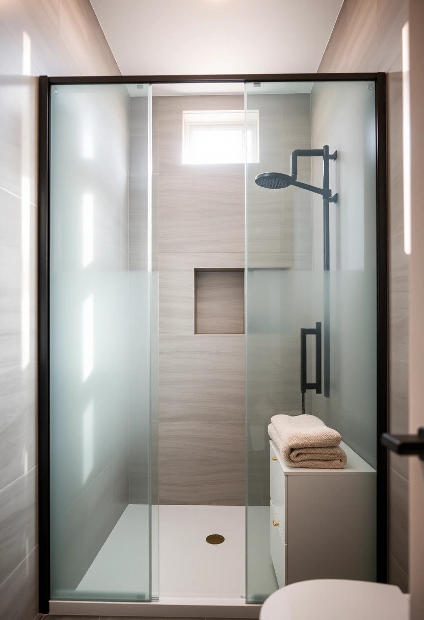 small bathroom ideas with shower walk in 5