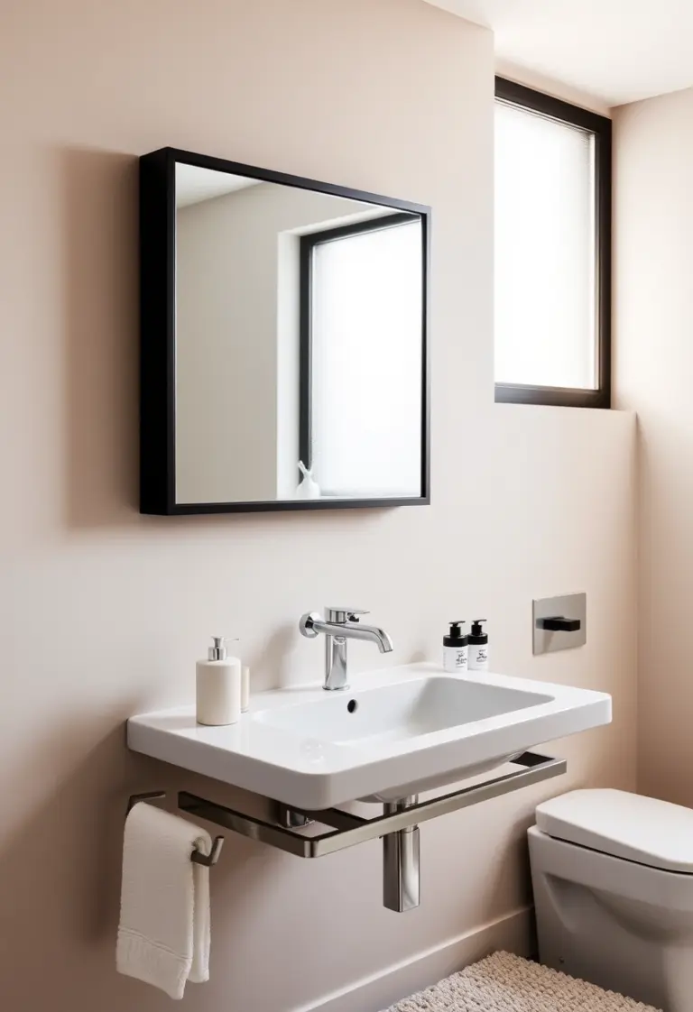 small bathroom mirror ideas 1