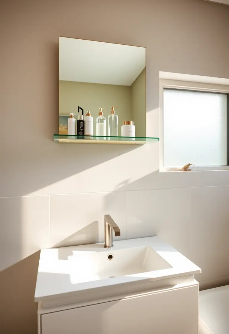 small bathroom shelf ideas 1