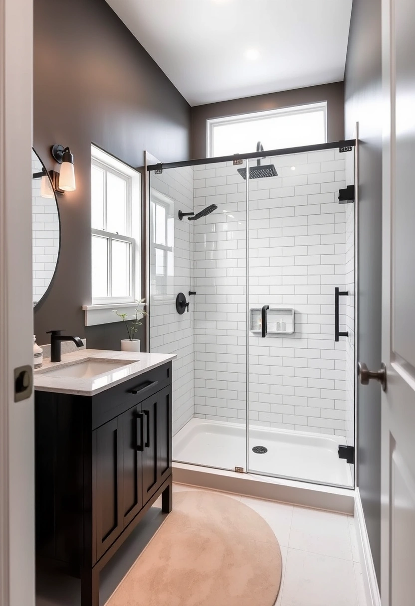 small bathroom with shower ideas 7