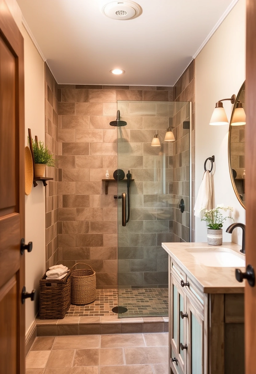 small bathroom with walk in shower ideas 20