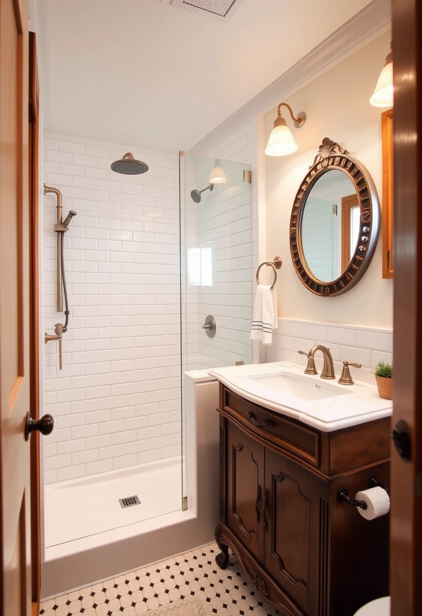 small bathroom with walk in shower ideas 9