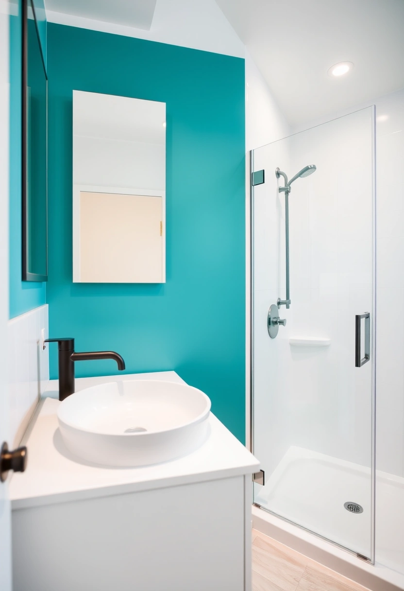 teal bathroom ideas 13