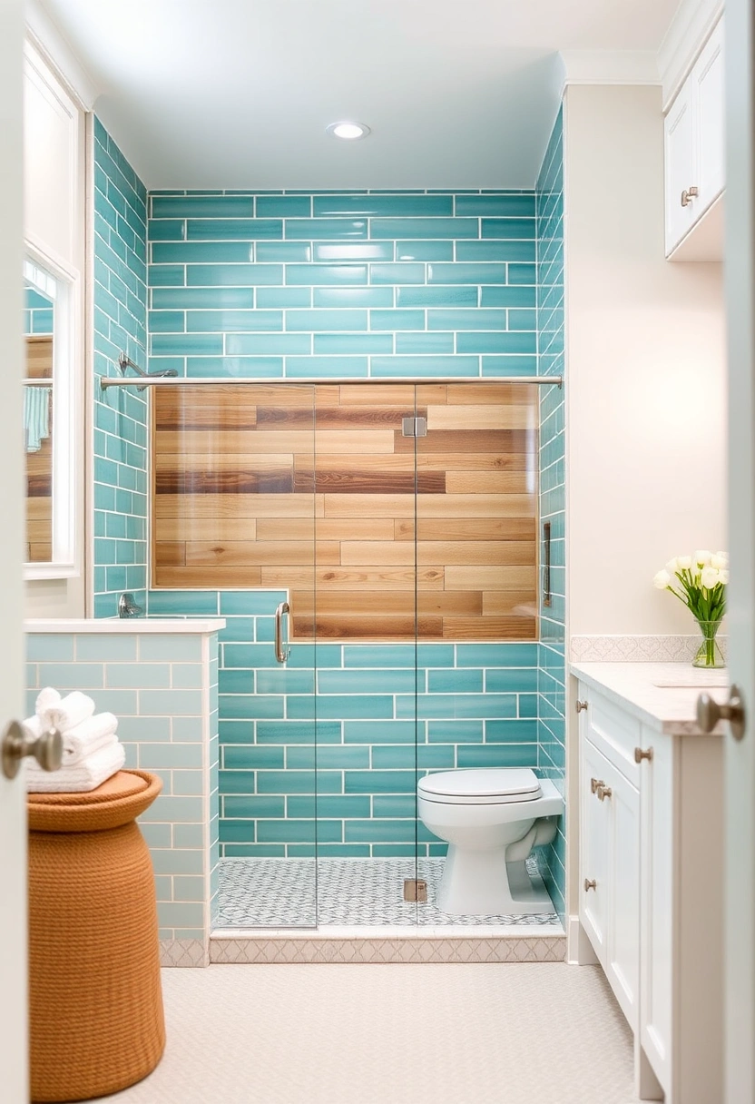 teal bathroom ideas 17