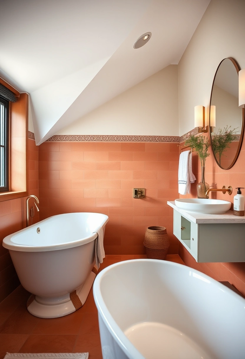 terracotta bathroom ideas 13