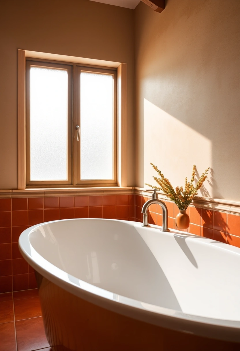 terracotta bathroom ideas 20