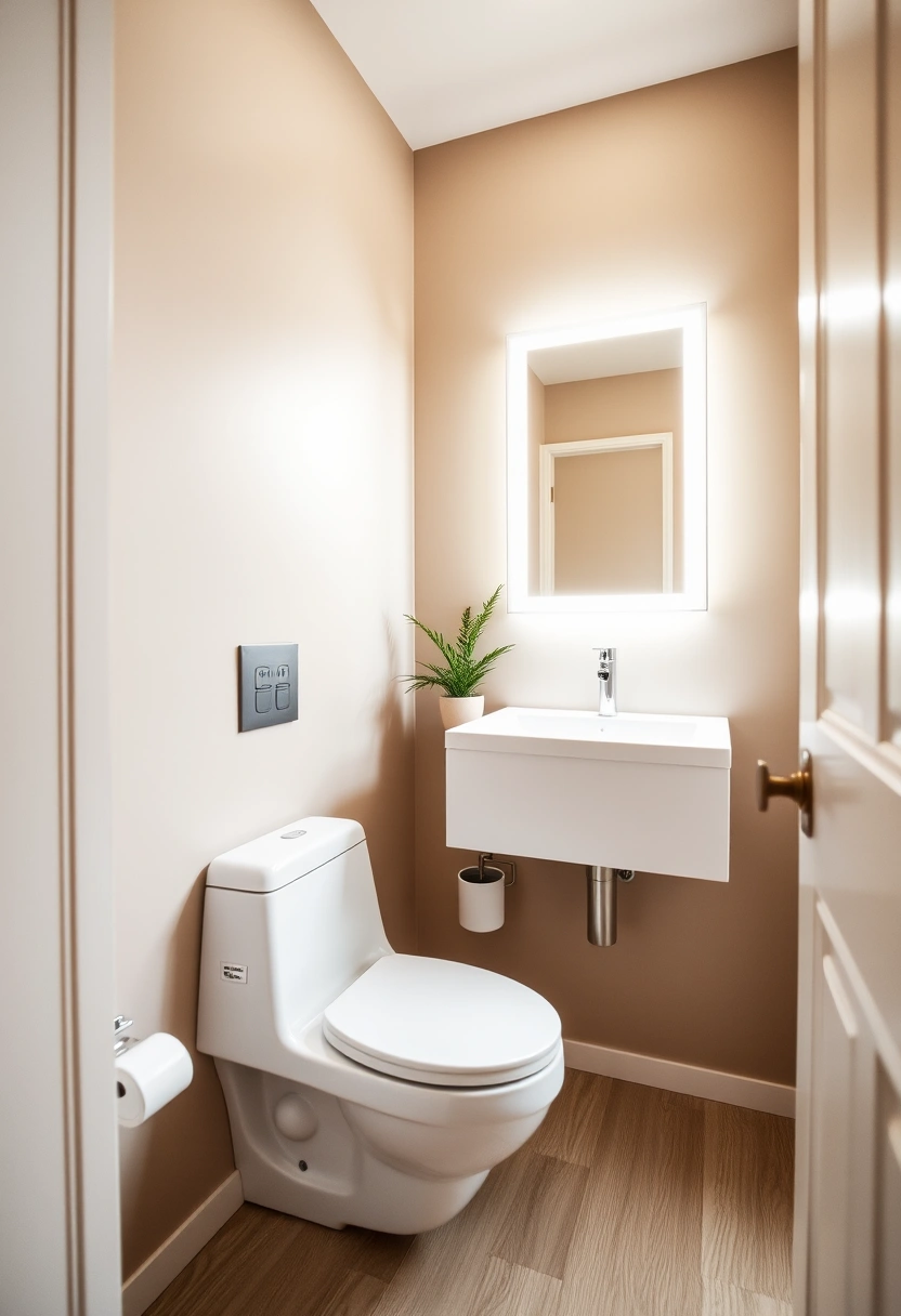 tiny half bathroom ideas 20