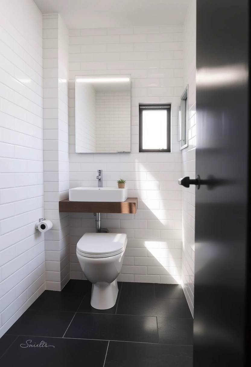 tiny half bathroom ideas 5