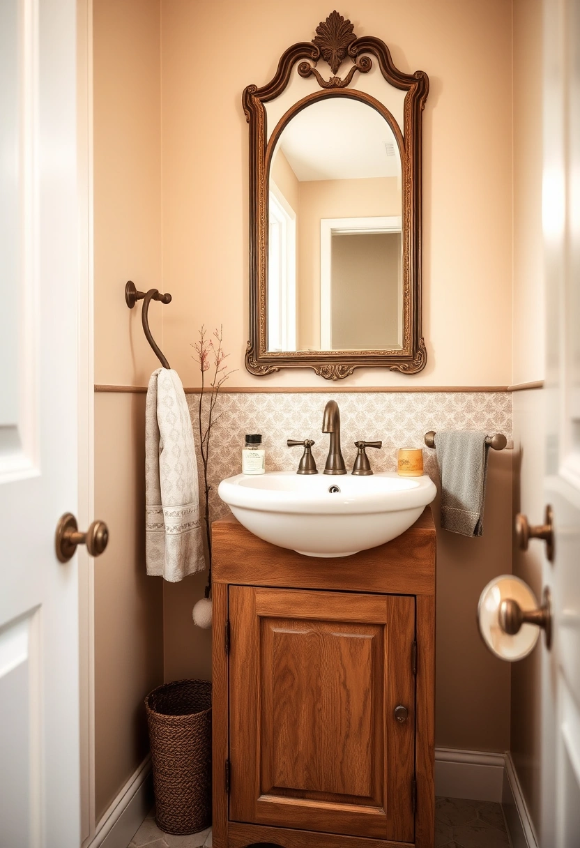 tiny half bathroom ideas 8