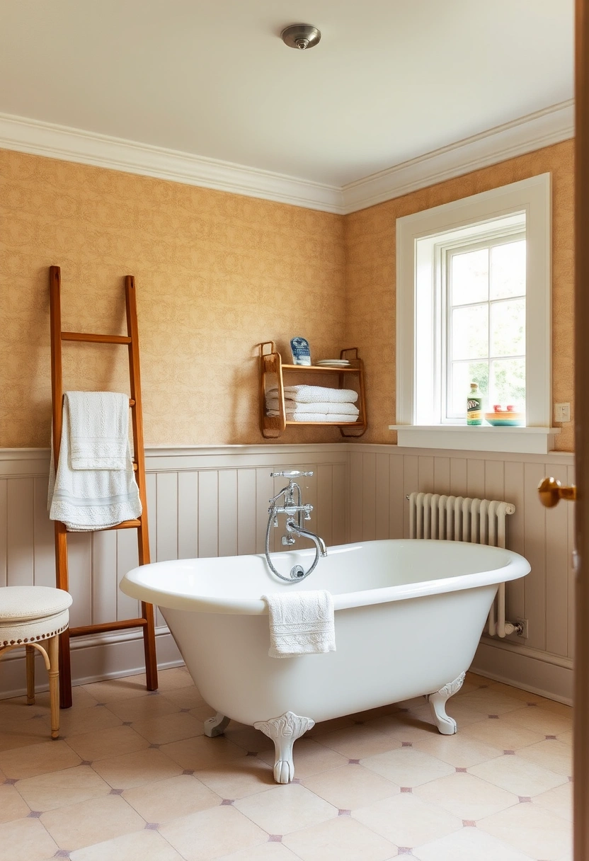 warm neutral bathroom ideas 7