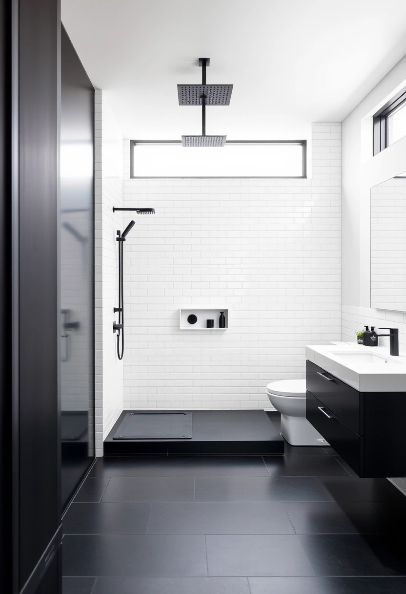 white and black bathroom ideas 3