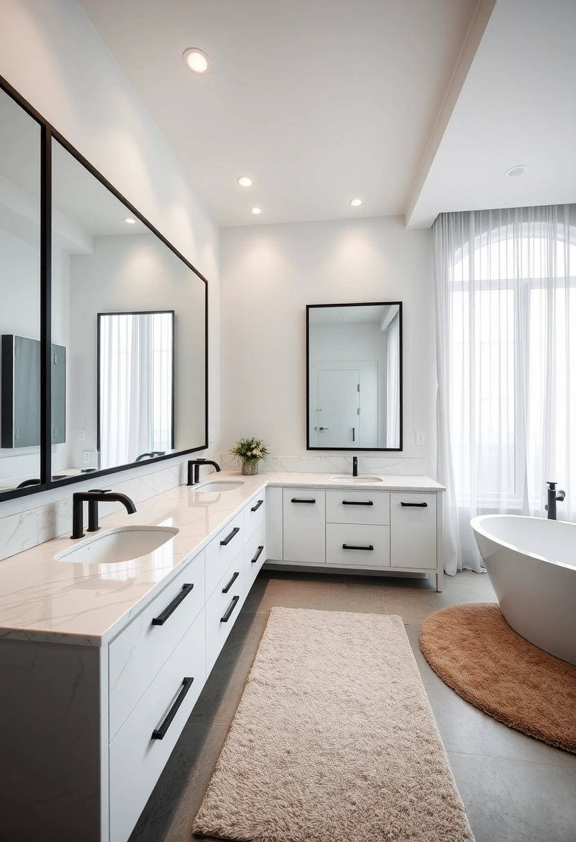 white and black bathroom ideas 5