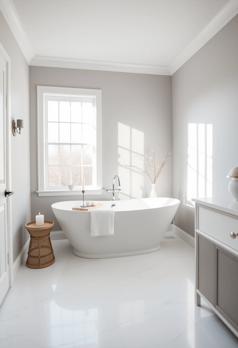 white and grey bathroom ideas 11