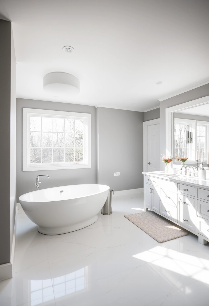 white and grey bathroom ideas 20