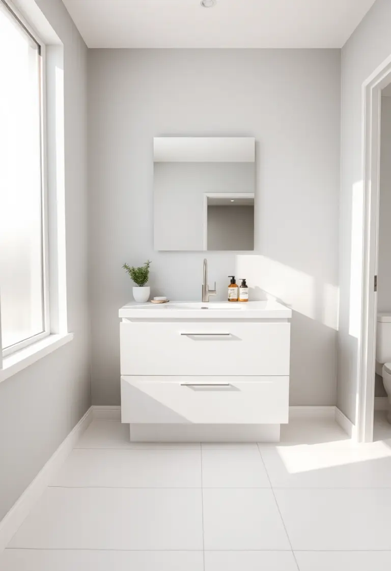 white vanity bathroom ideas 1